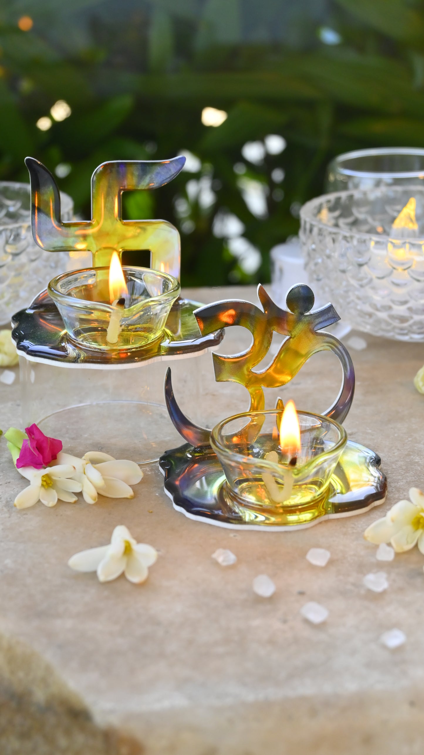 Mystical Diyas- Sunset (Set Of 2)