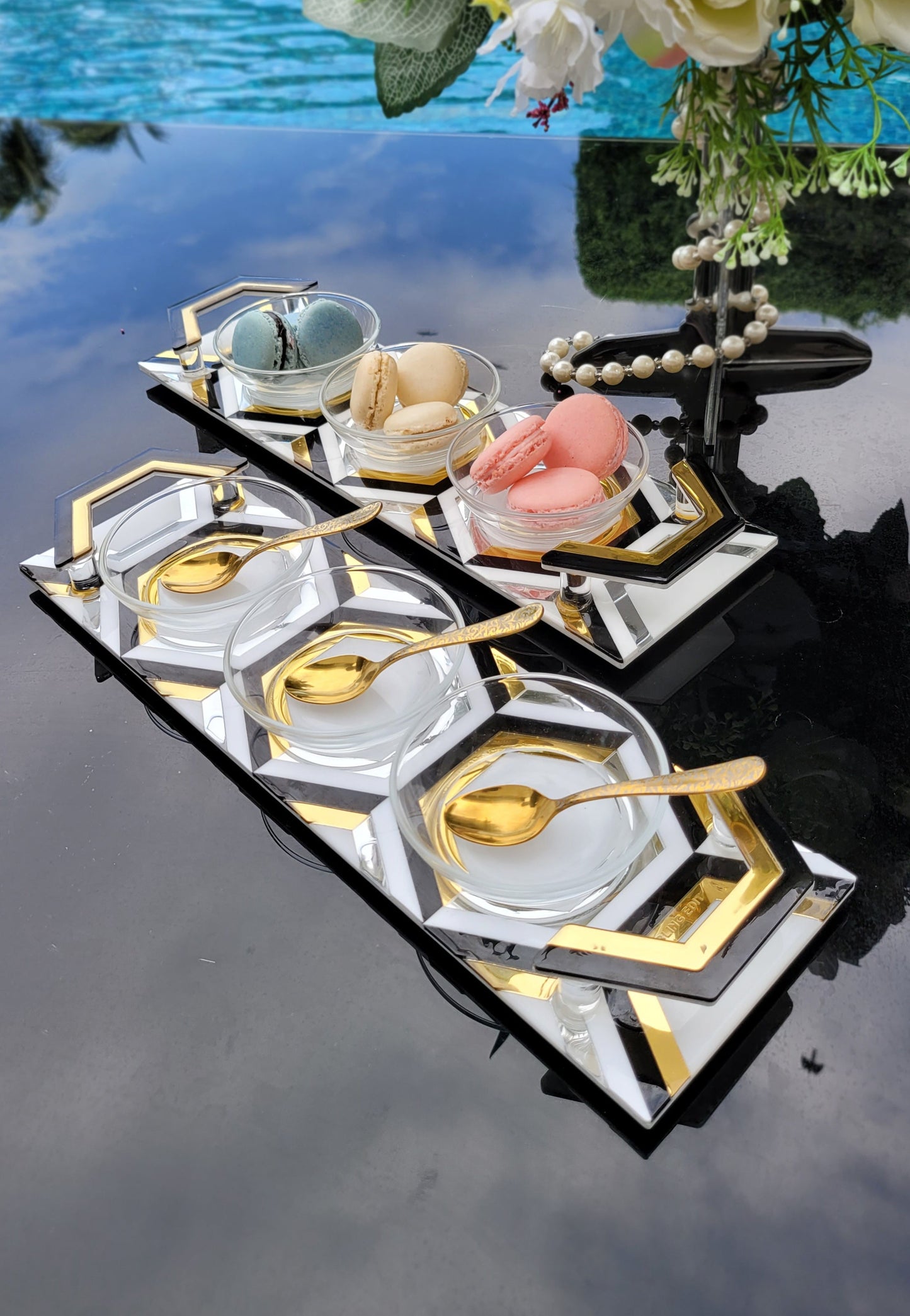 Beehive: 3-Bowl Platter