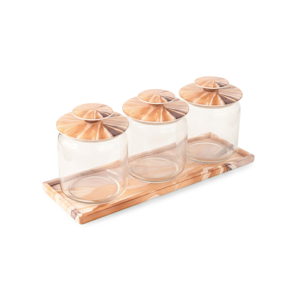 Golden Bloom: Jar Platter