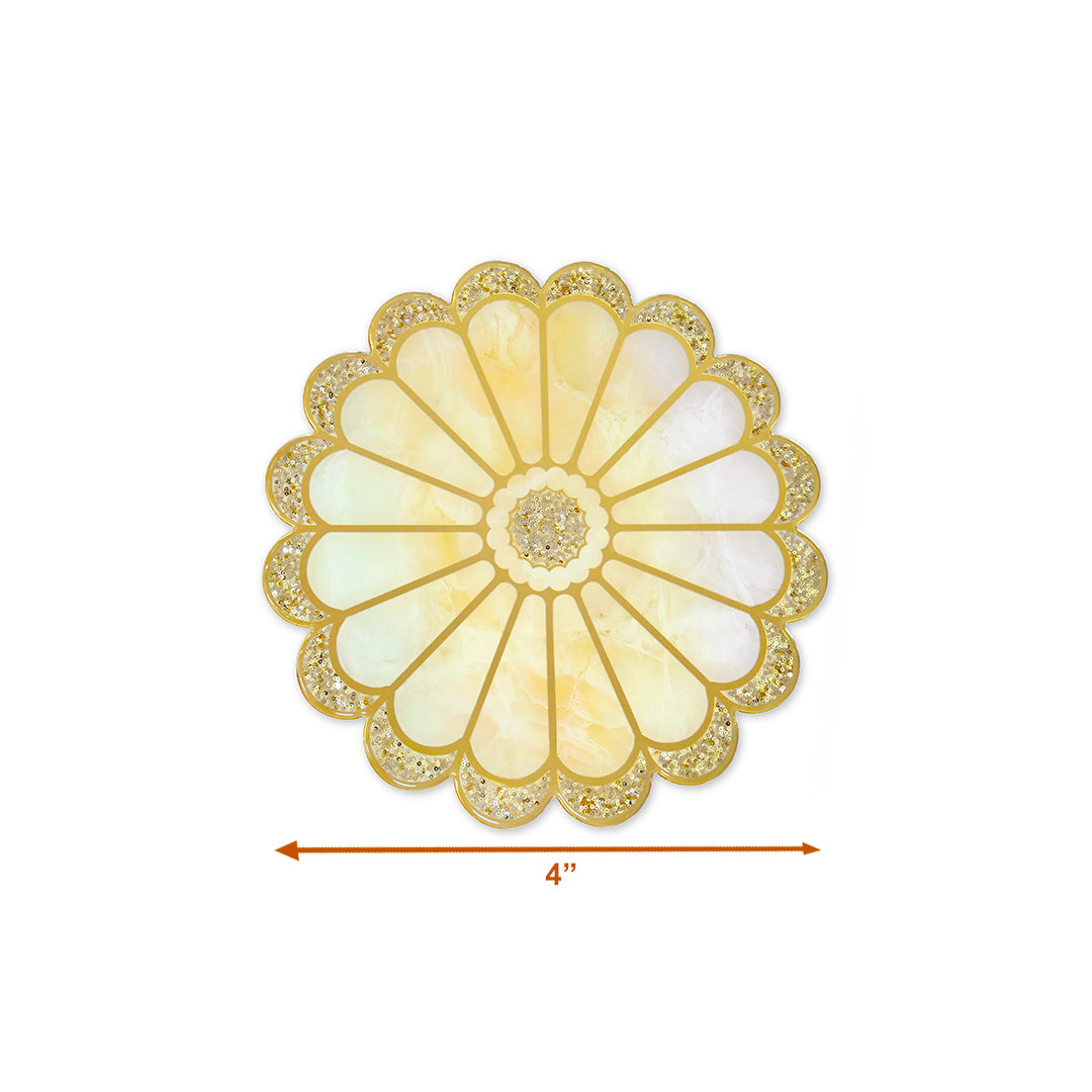 Daisy Gold: Coaster (Set Of 4)
