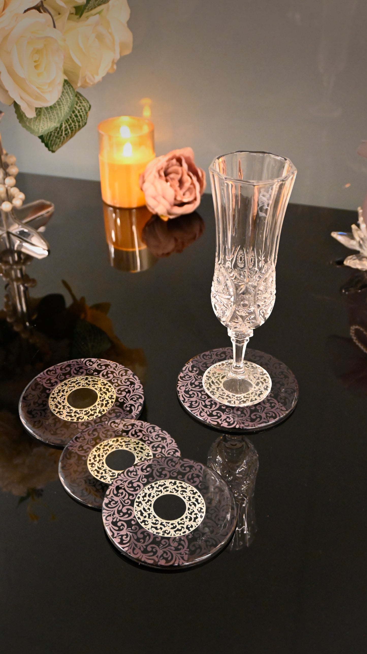 Black Imperial: Coasters (Set Of 4)