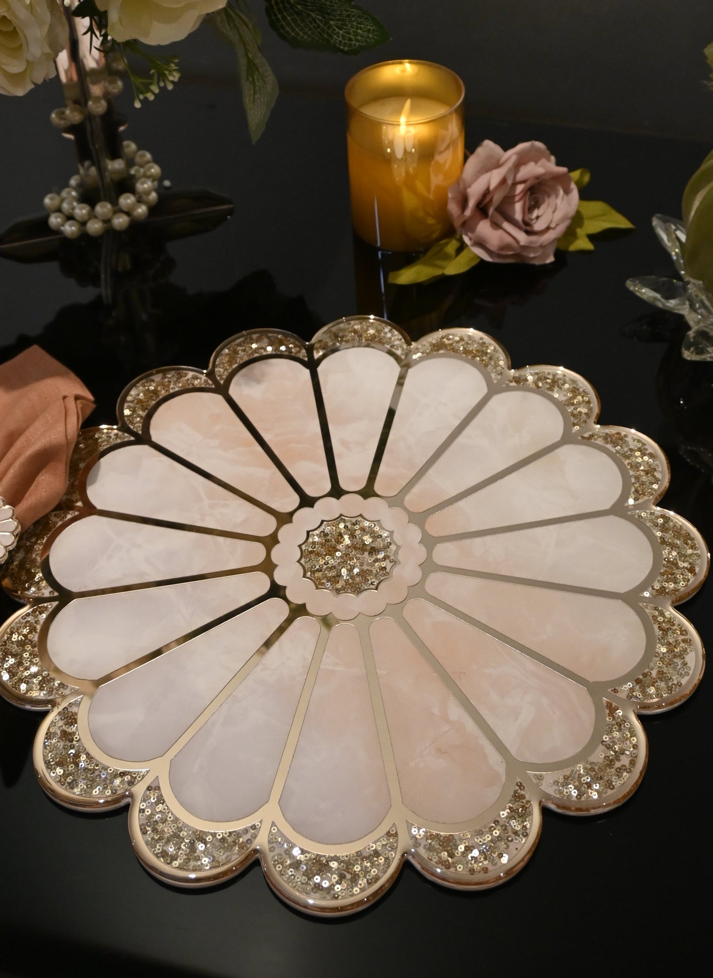 Daisy Rose Gold: Placemat
