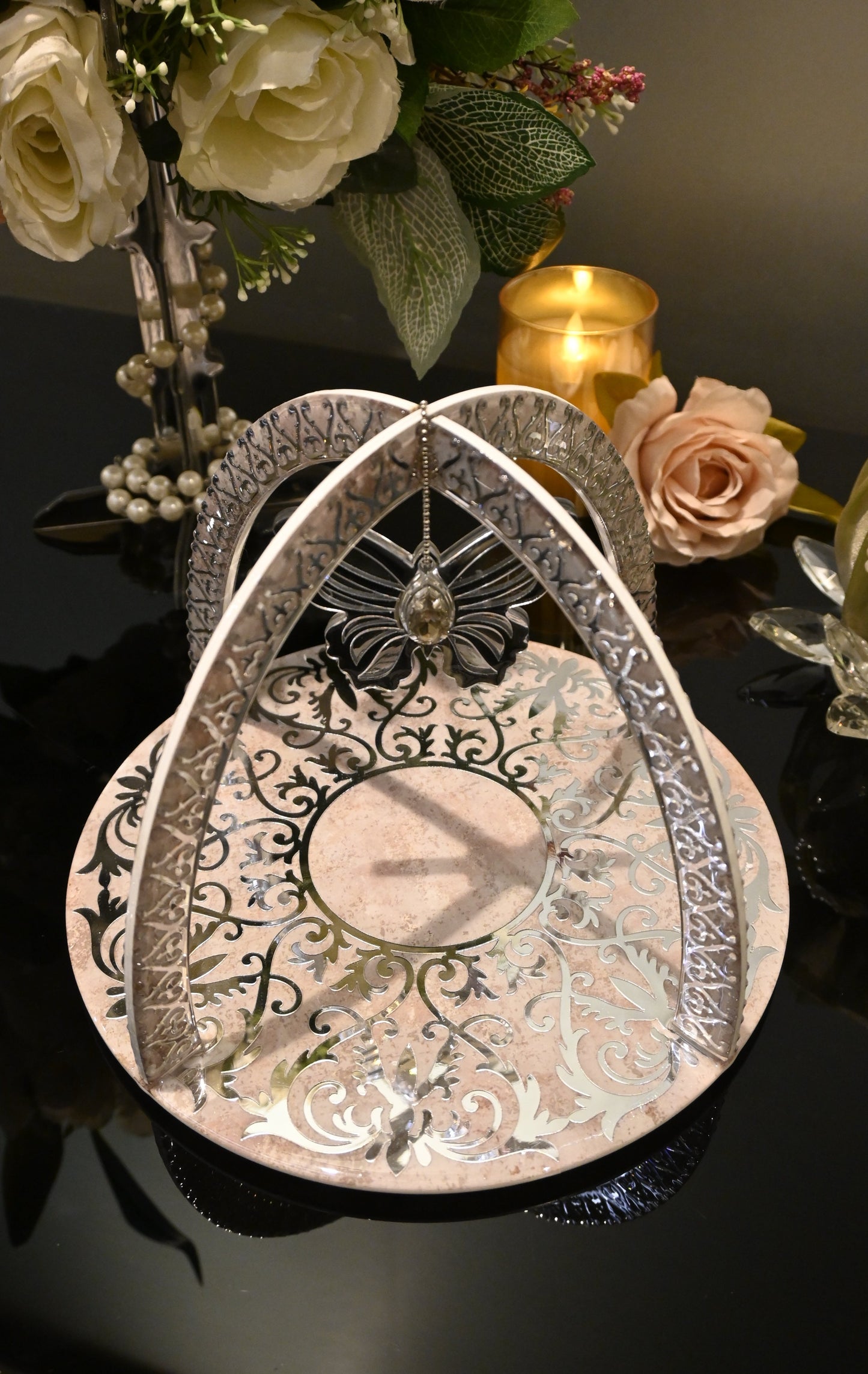 Royal Beige: Criss-Cross Serving Platter