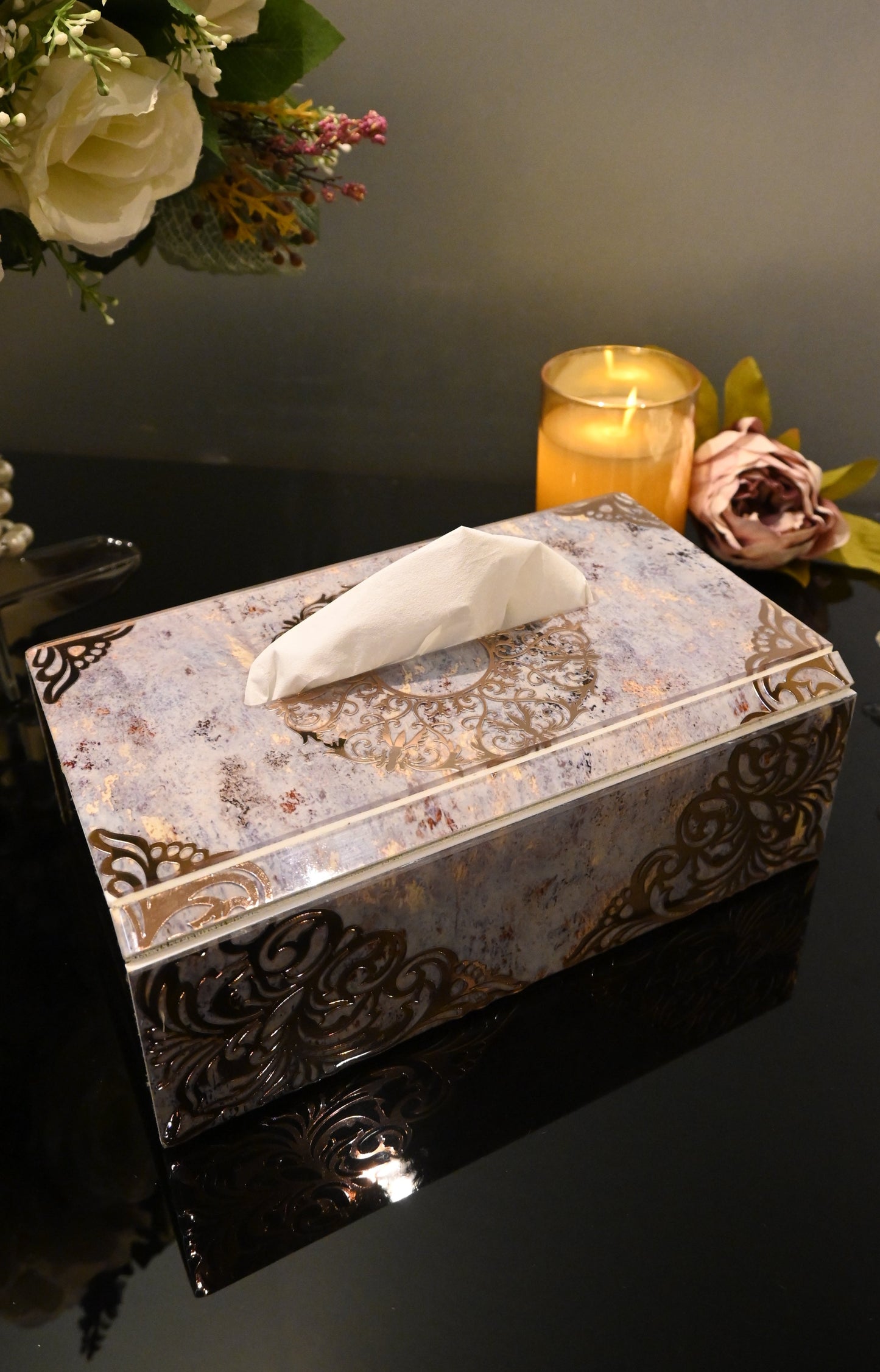 Royal Blue: Tissue box