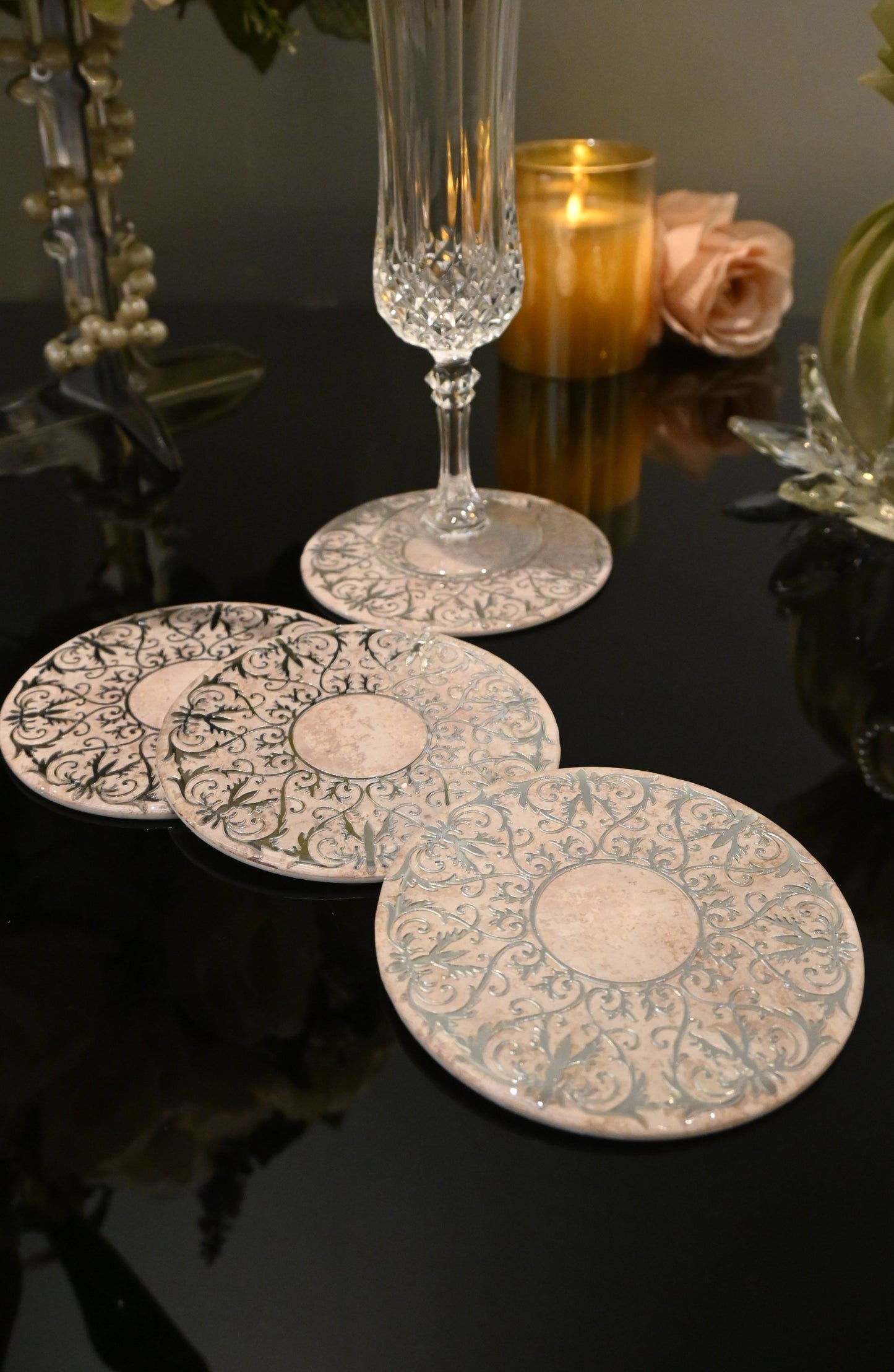 Royal Beige: Coaster (Set Of 4)
