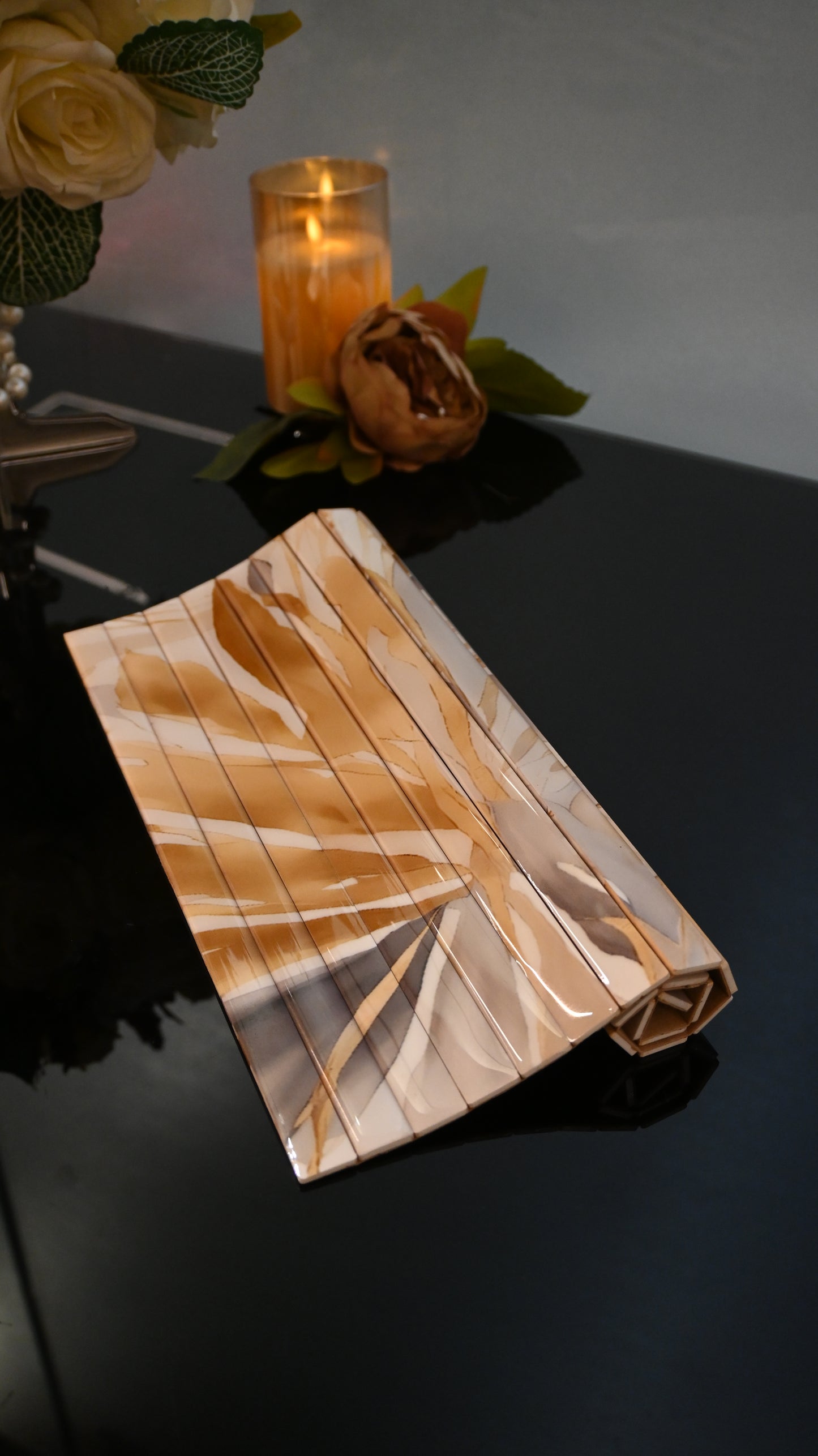 Golden Bloom: Flexi Placemat