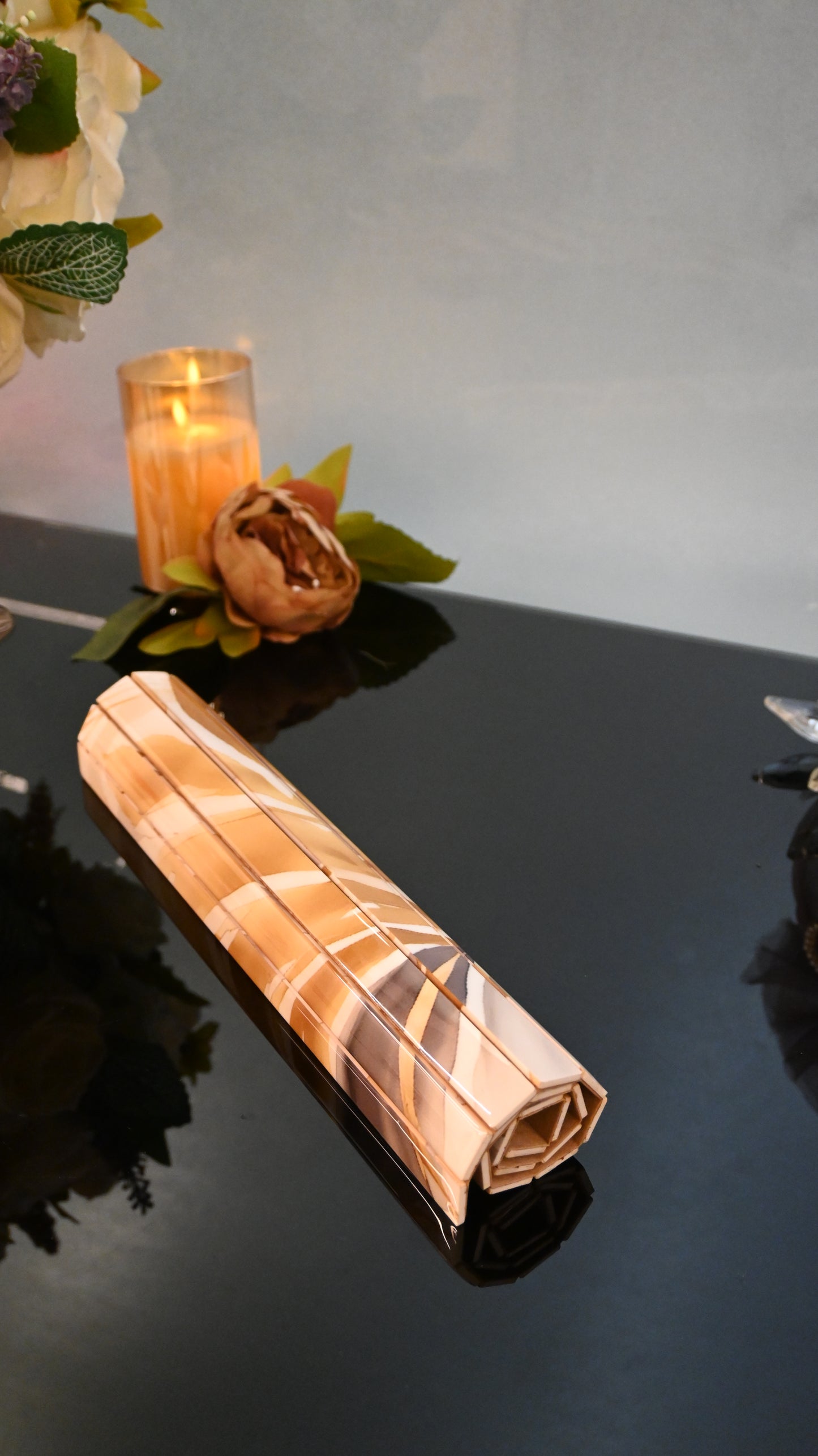 Golden Bloom: Flexi Placemat