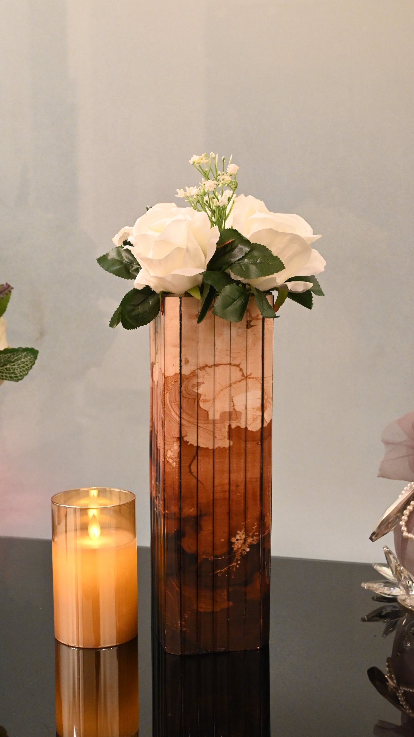 Golden Fade: Flexi Long Vase
