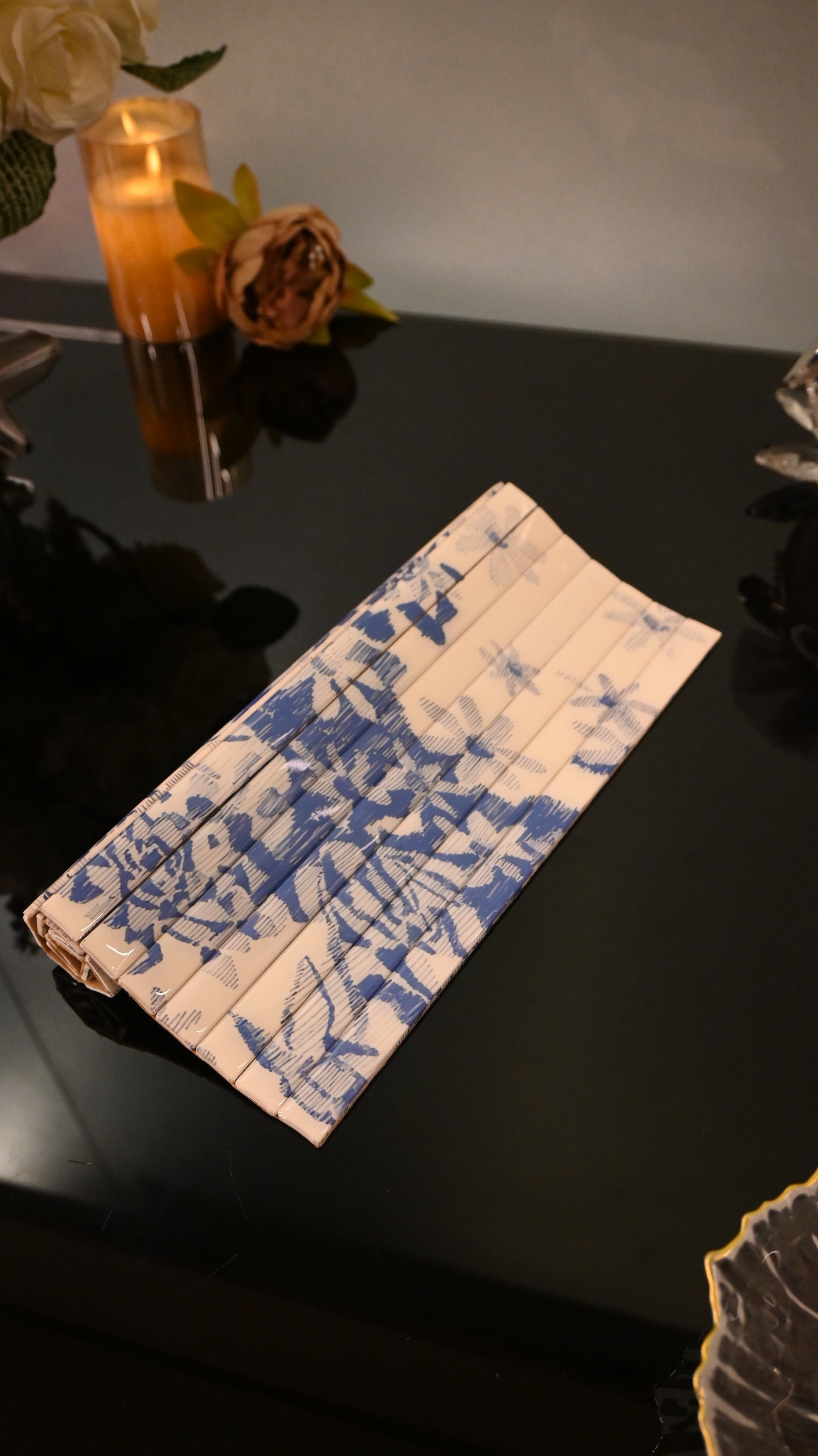 Floral Blue: Flexi Placemat