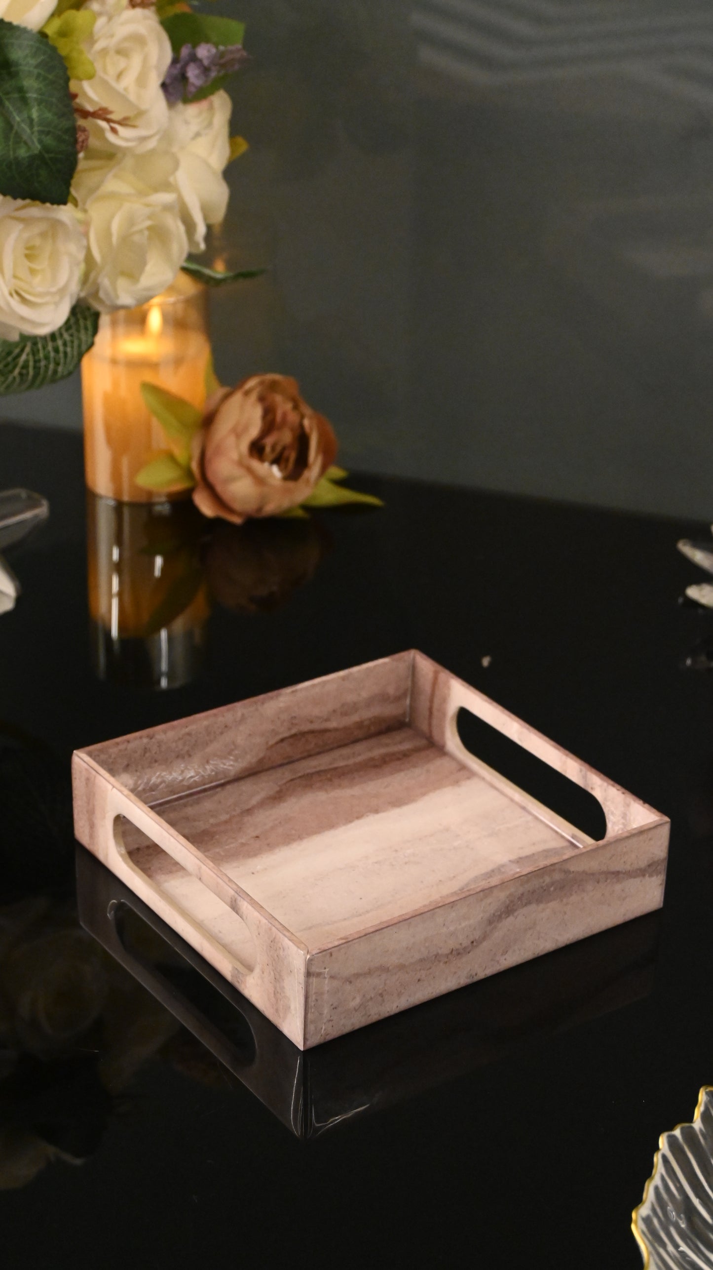 Sand Dunes: Small 4 Wall Tray