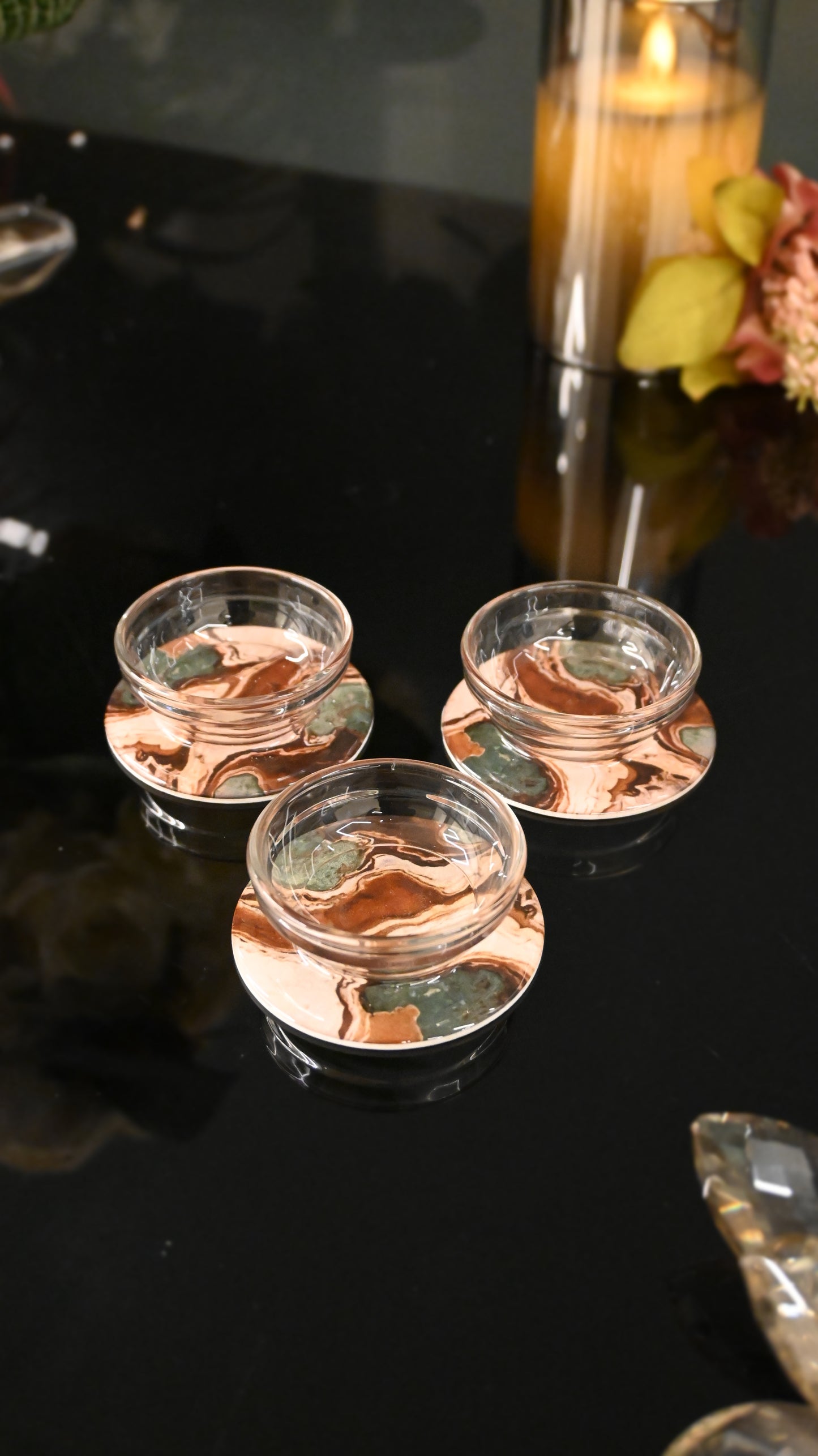 Earth Marble: Mini Dip Bowl