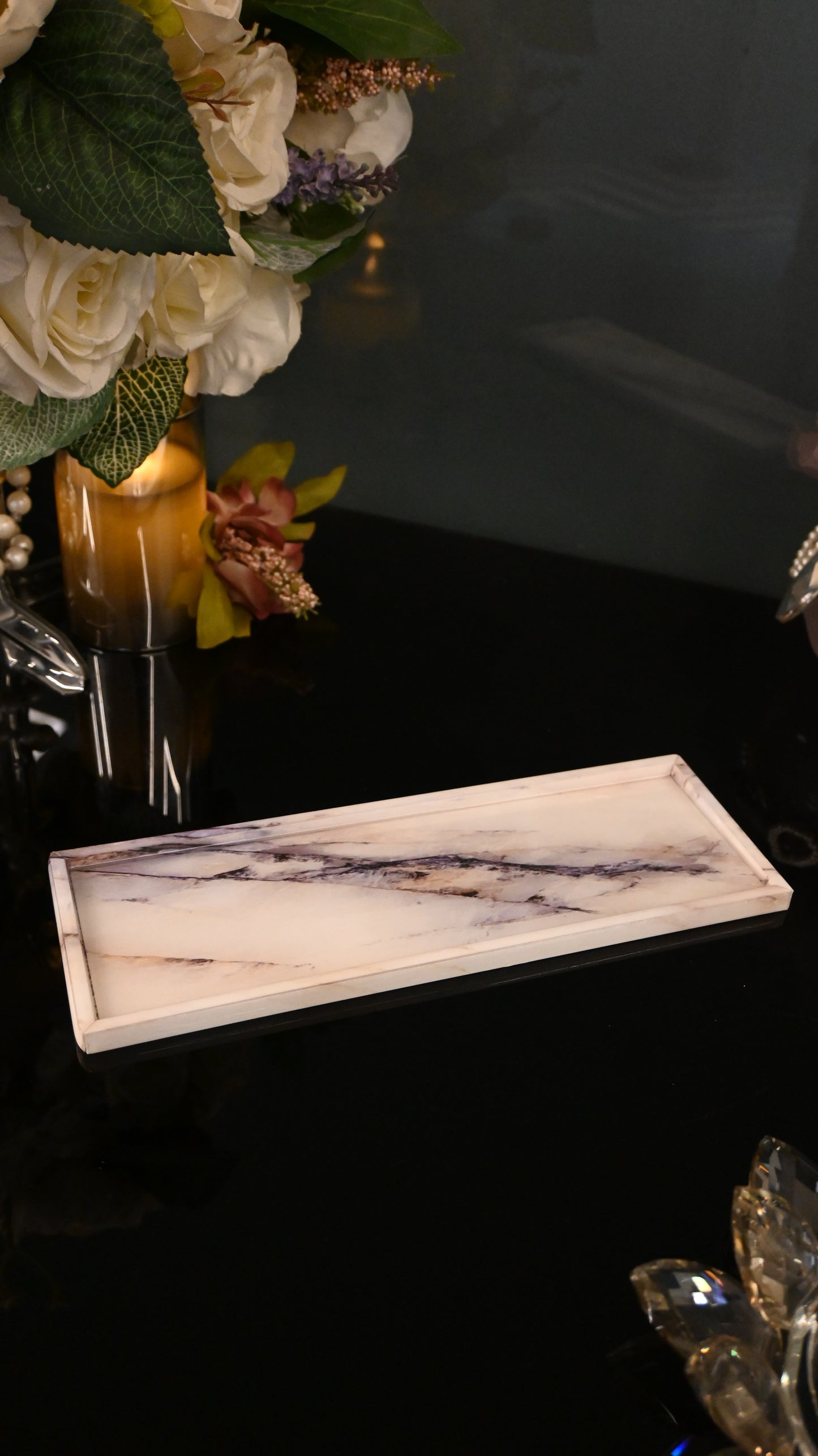 Italian Marble: Rectangular Platter