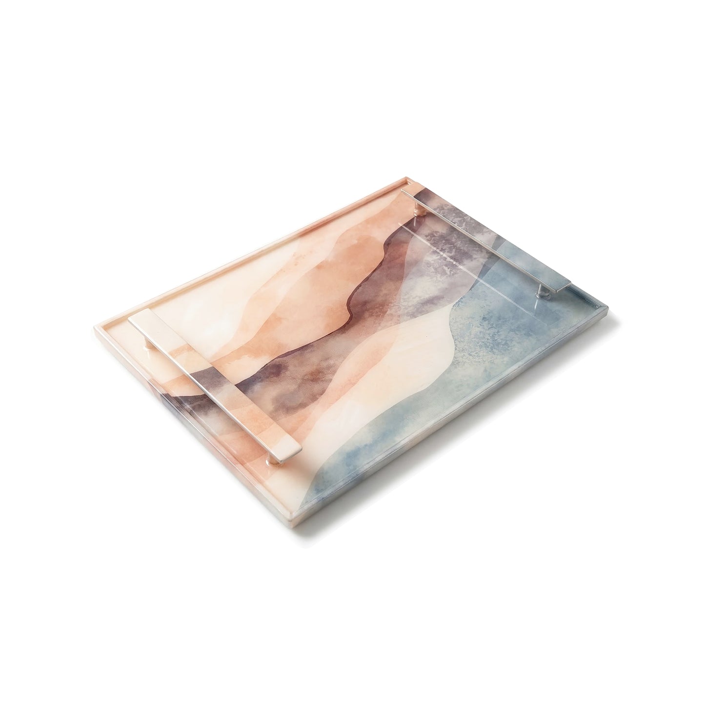 Terra Mist: Rectangular Border Tray