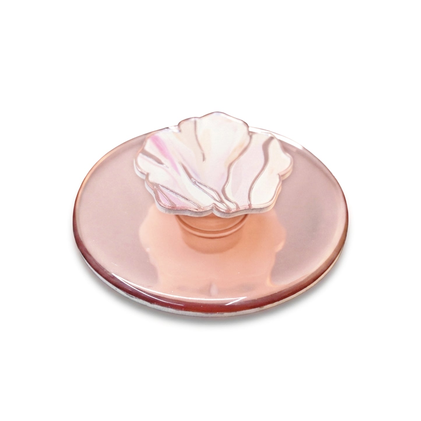 Pink Bloom: Lids (Set Of 2)