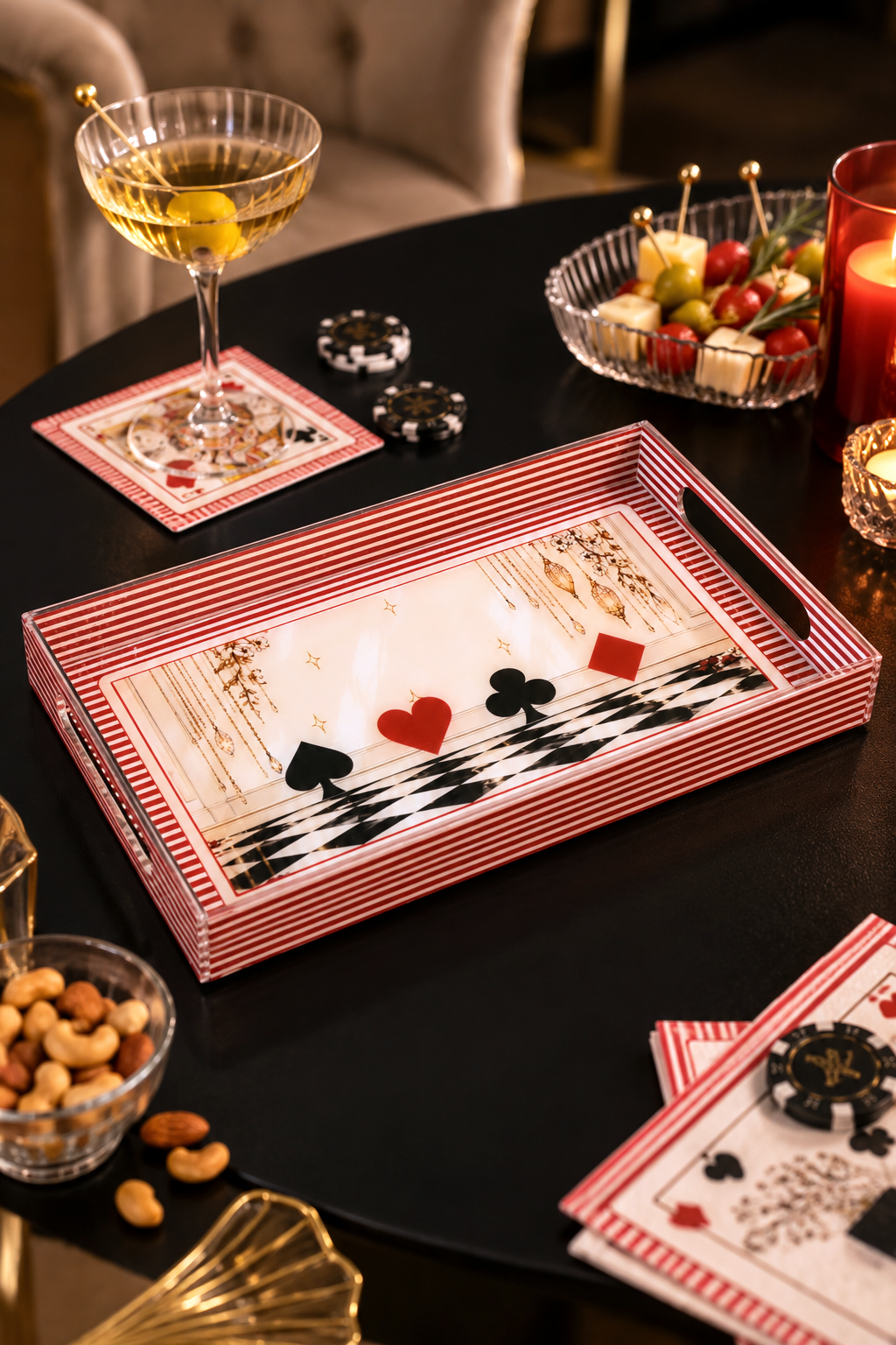 Games Night: Medium 4 Wall Tray
