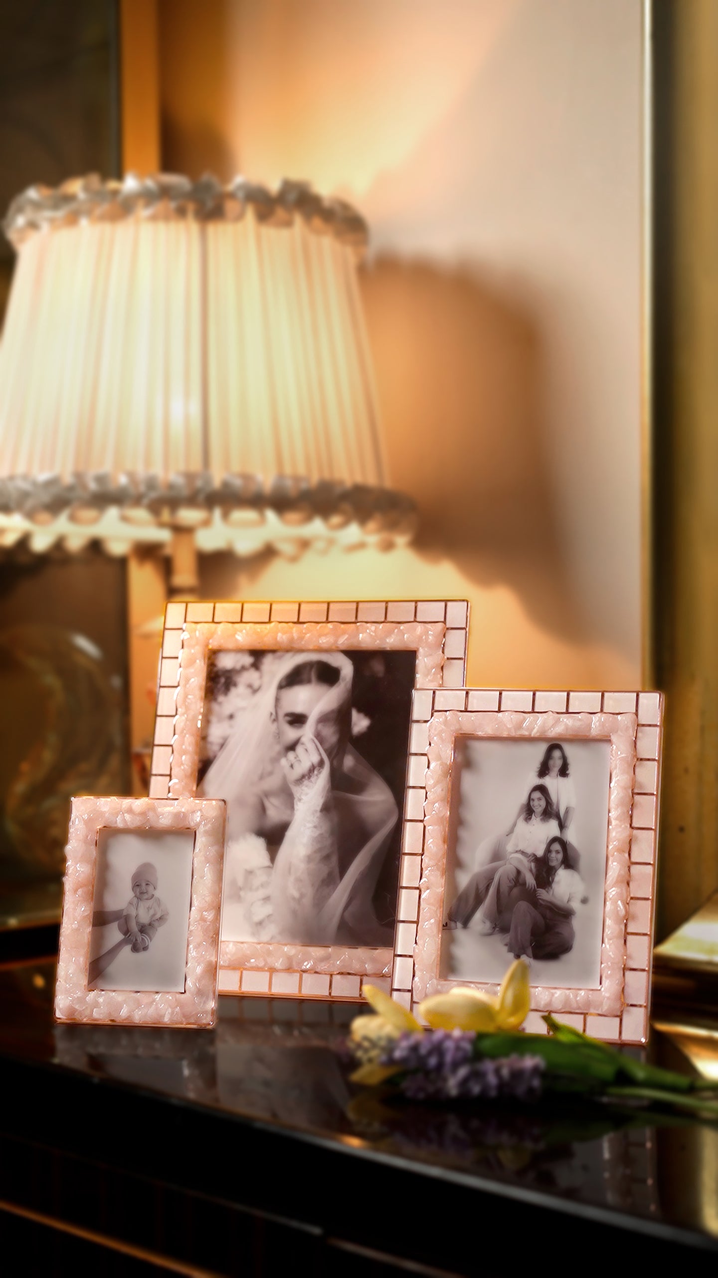 Stones Pink: Photo Frame