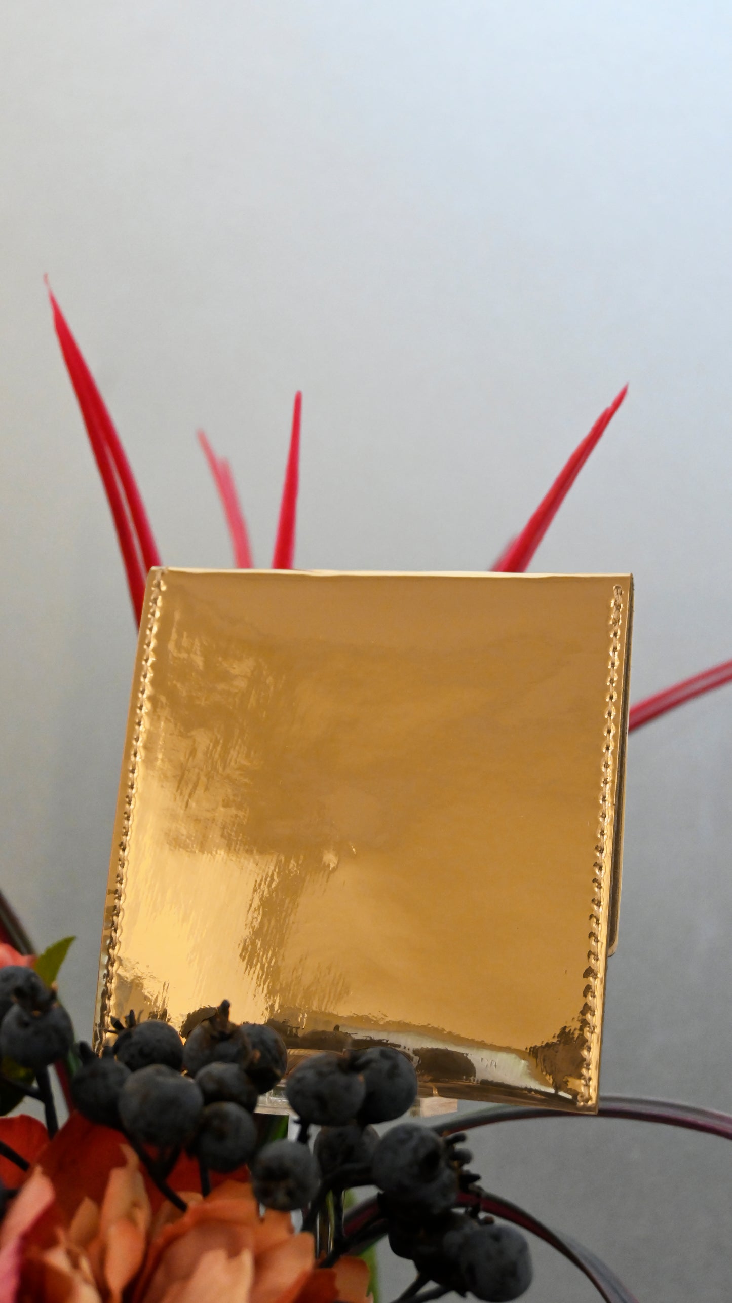 Rose Stones Golden: Small Clutch