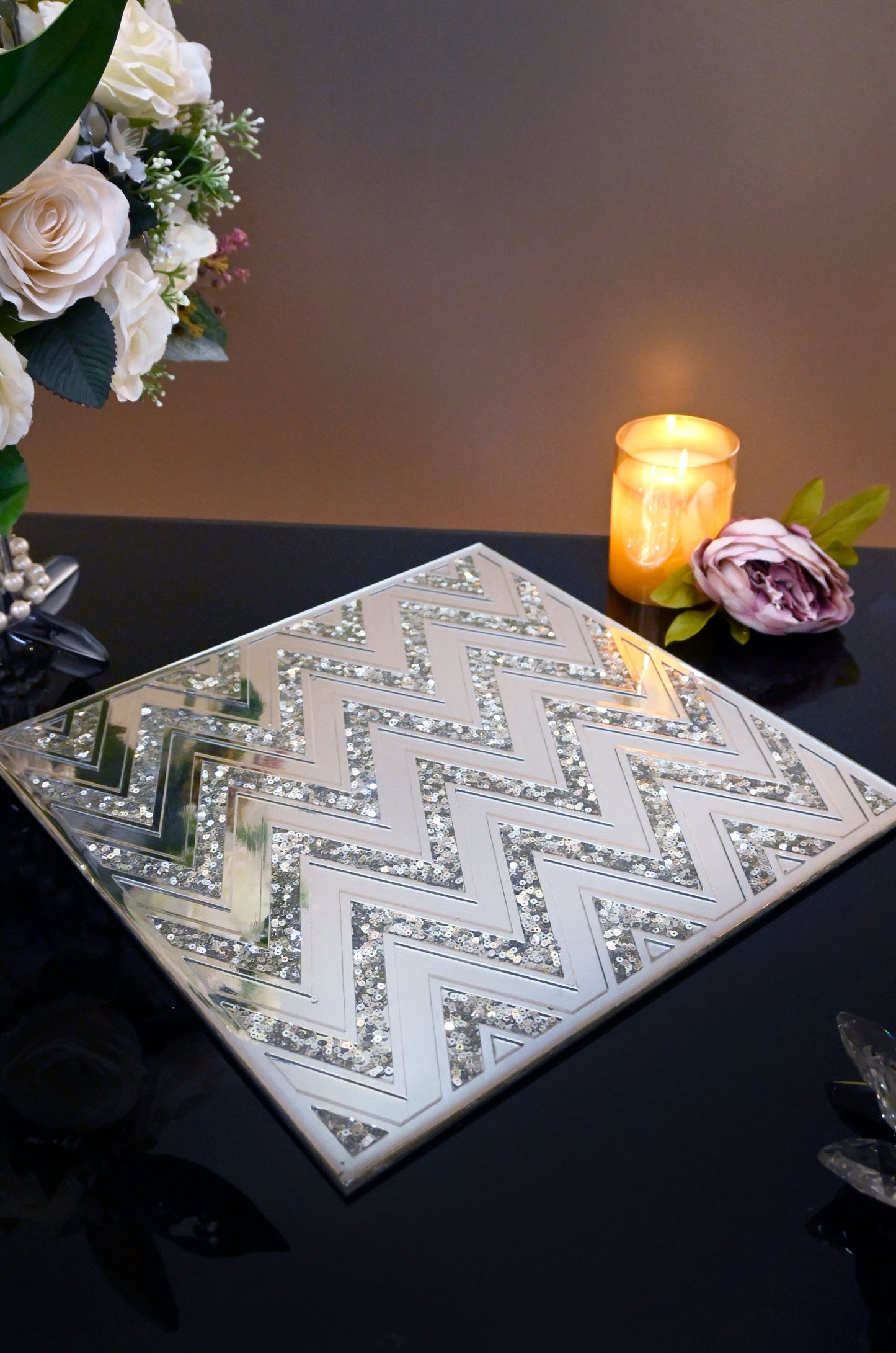 Silver Sequins: Placemat