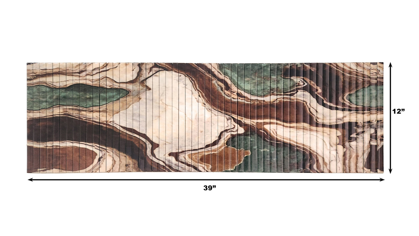 Earth Marble: Flexi Table Runner