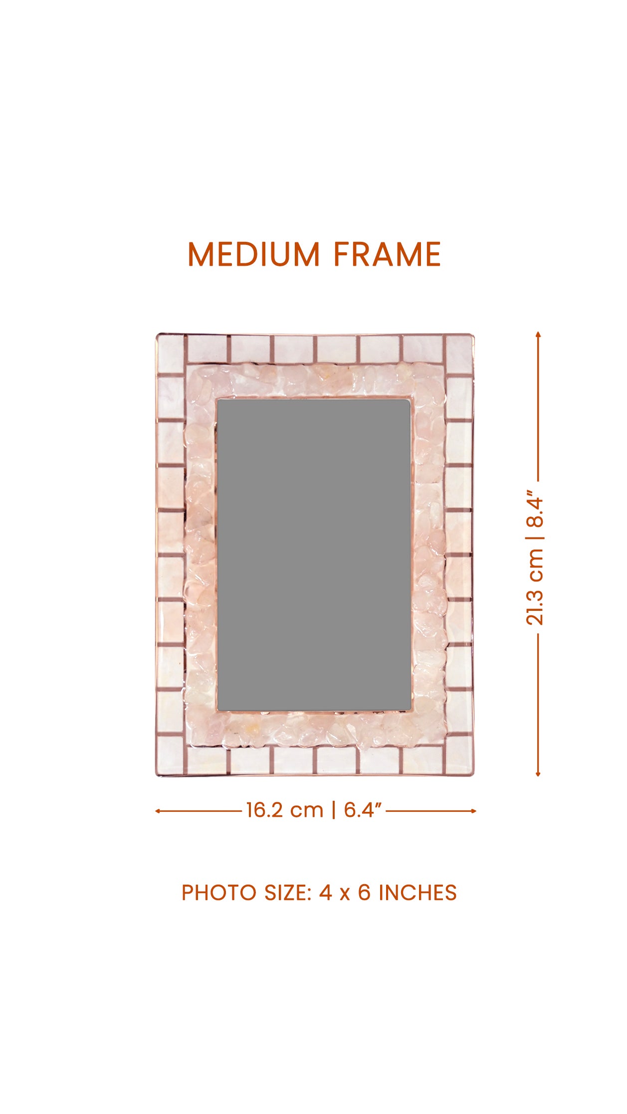 Stones Pink: Photo Frame