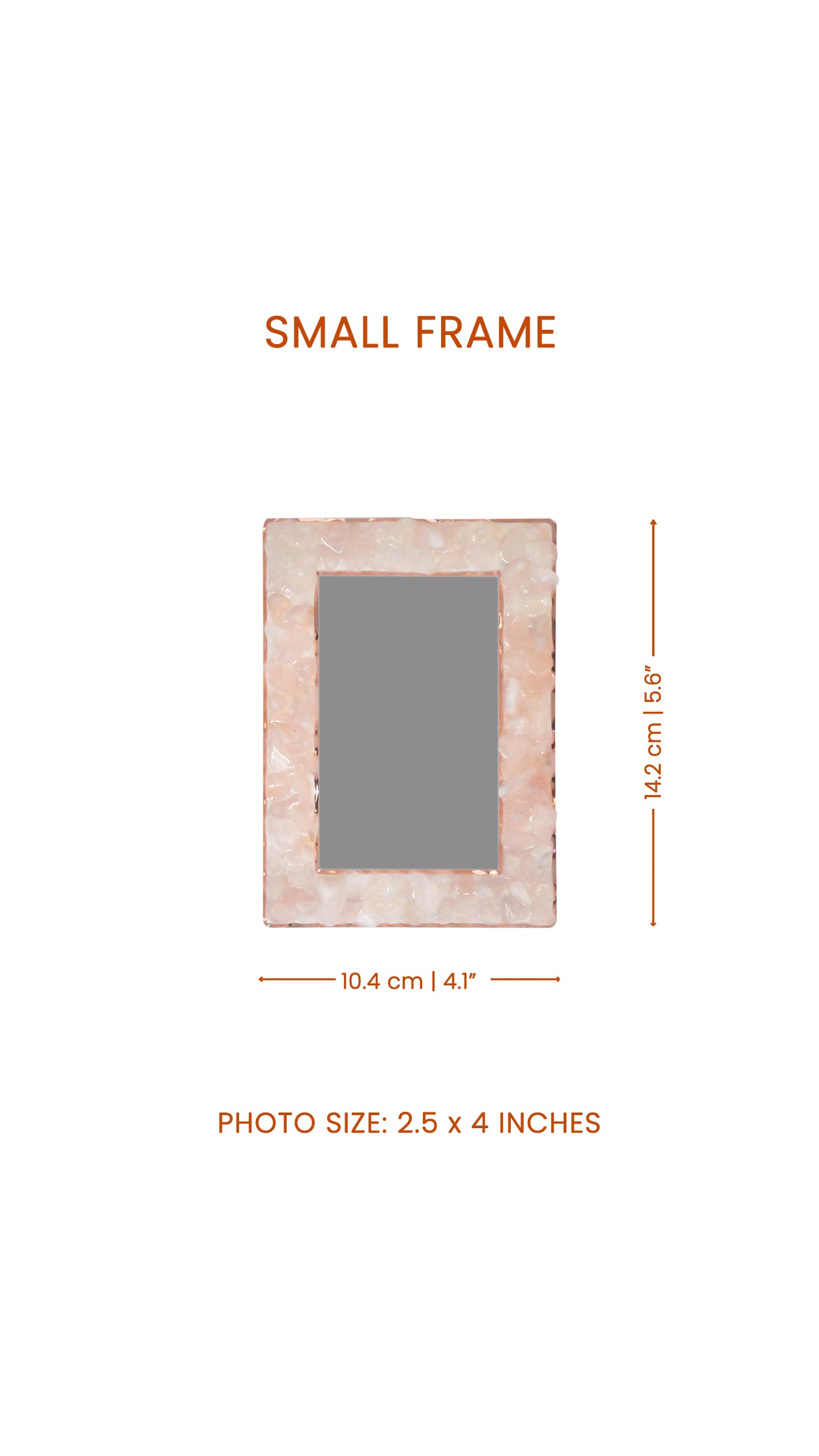 Stones Pink: Photo Frame