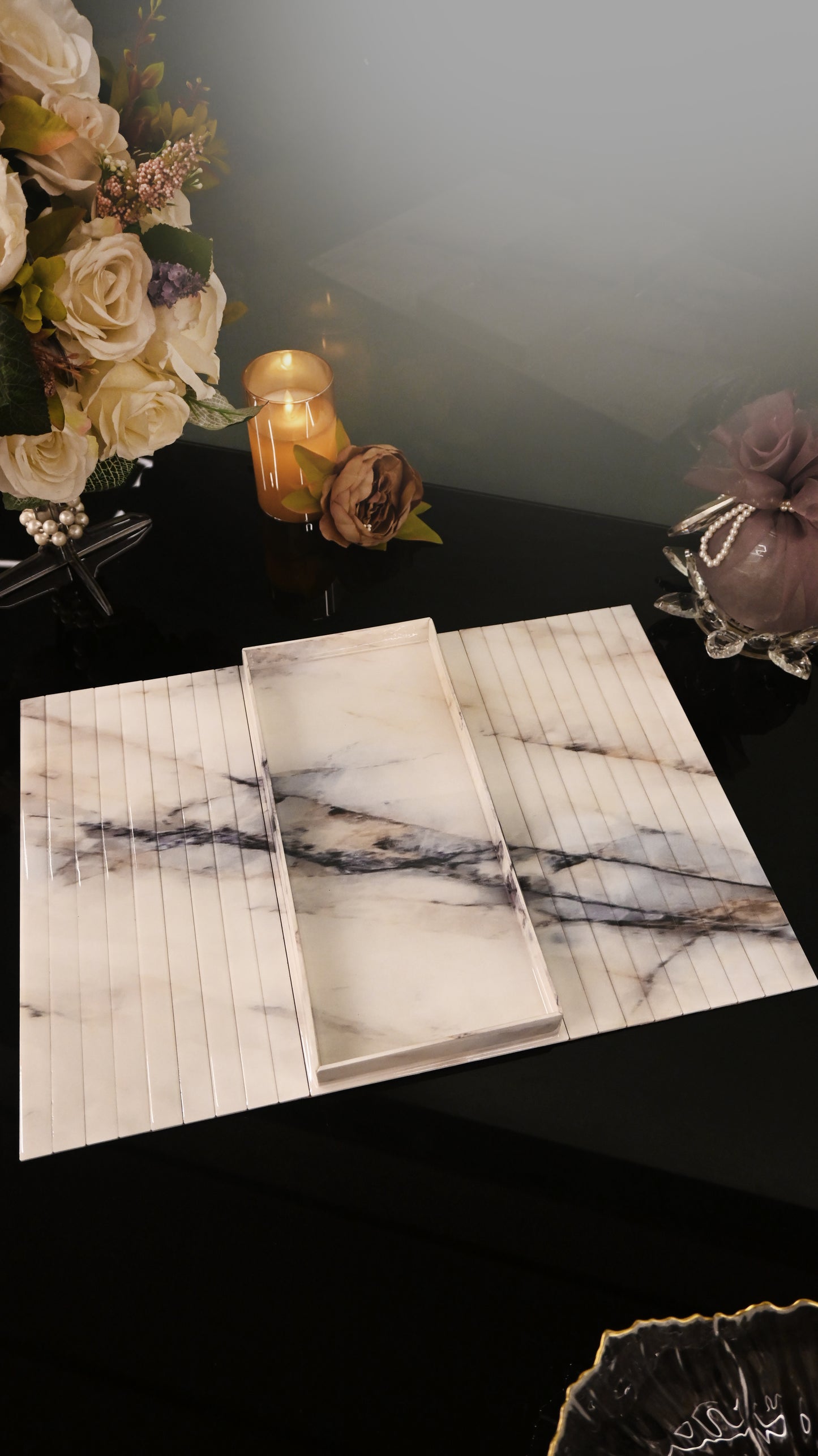 Italian Marble: Sofa Tray