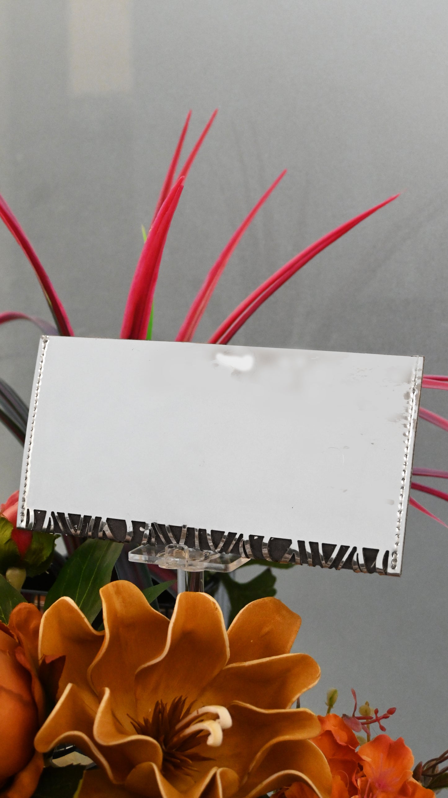 Mirage: Silver Crystal PU Envelop