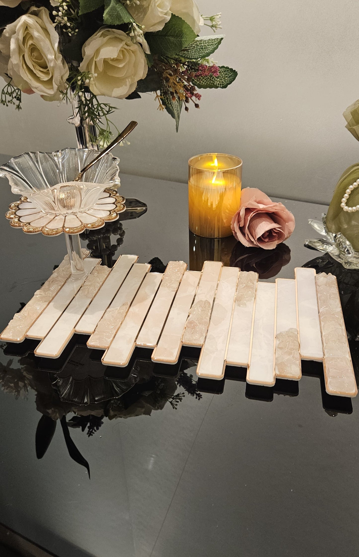 High Low Stone: 2-Layer Serving Platter
