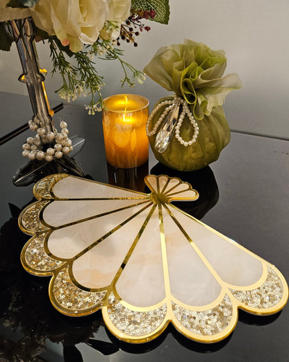 Daisy Gold: Butterfly Serving Platter