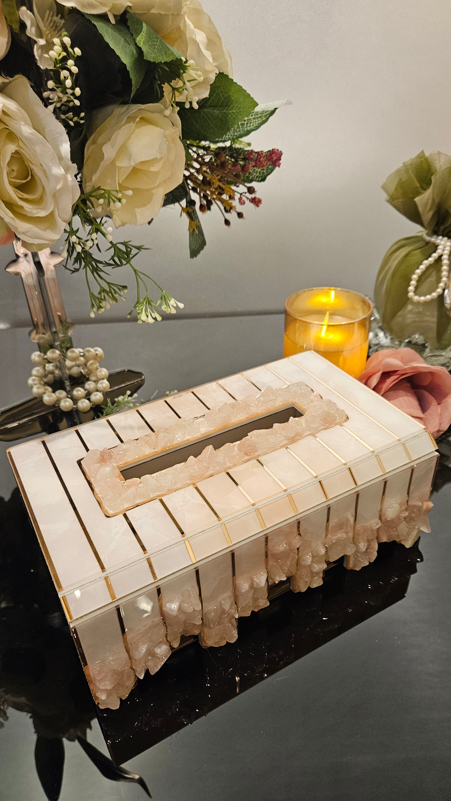 High Low Stone: Tissue Box