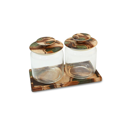 Earth Marble: Jar Platter