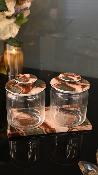 Earth Marble: Jar Platter