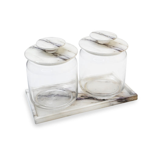 Italian Marble: Jar Platter