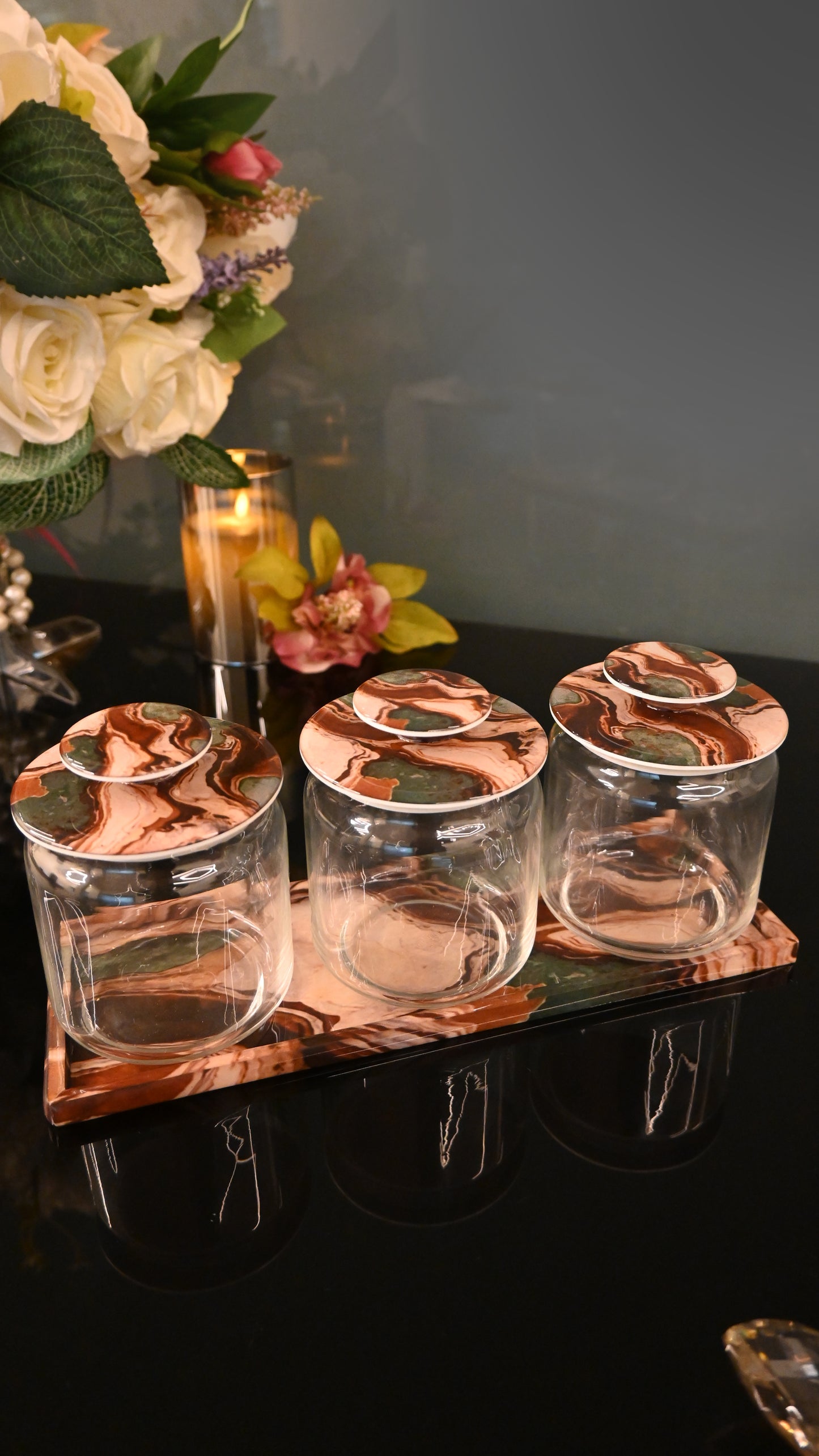Earth Marble: Jar Platter