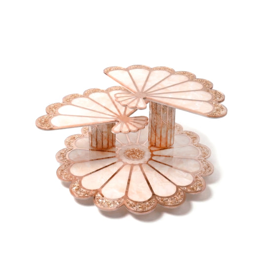 Daisy Rose Gold: 3 Layer Cake Stand