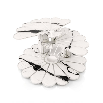 Daisy White:  3 Layer Cake Stand