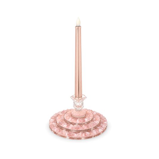 Pink Stones: Stepstone Candle Stand