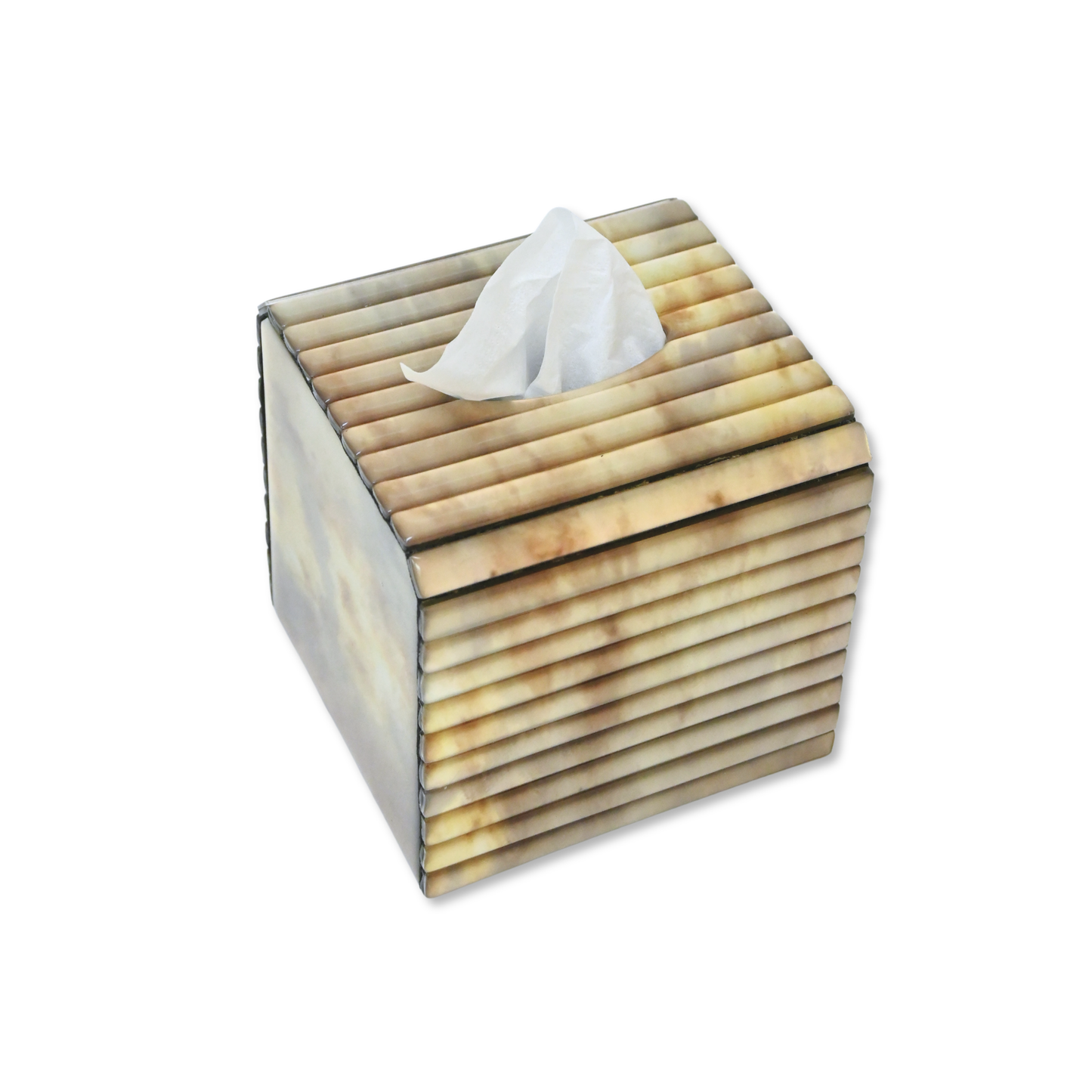 Metallic Silver: Flexi Mini Square Tissue Box