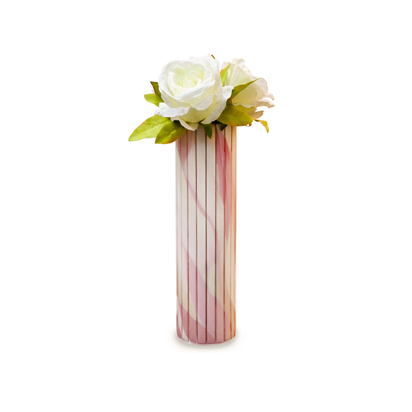 Pink Bloom: Bamboo Vase