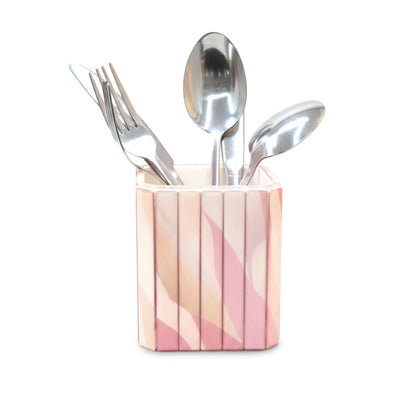 Pink Bloom: Cutlery Holder