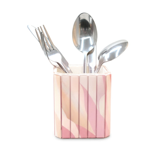 Pink Bloom: Cutlery Holder