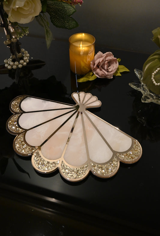 Daisy Rose Gold: Butterfly Serving Platter