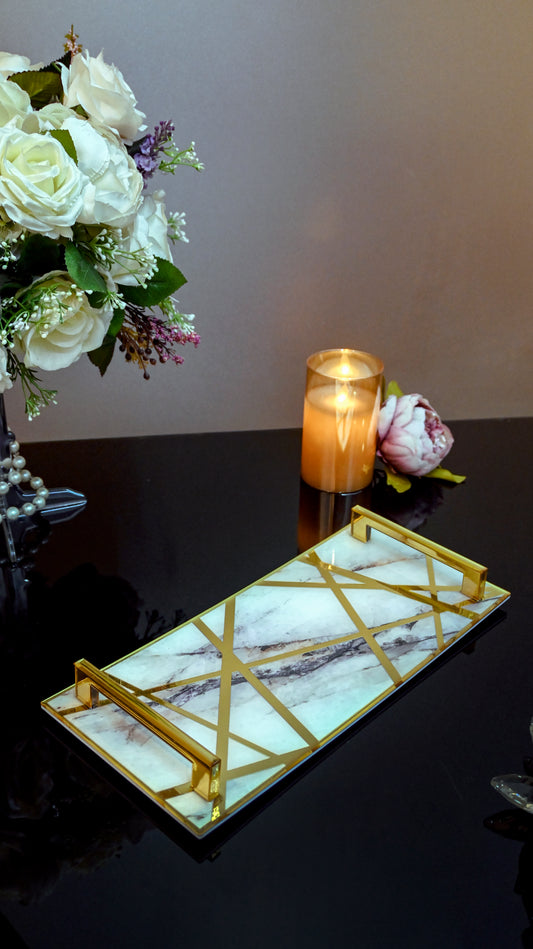 Marble Dancing Line: Medium Tray