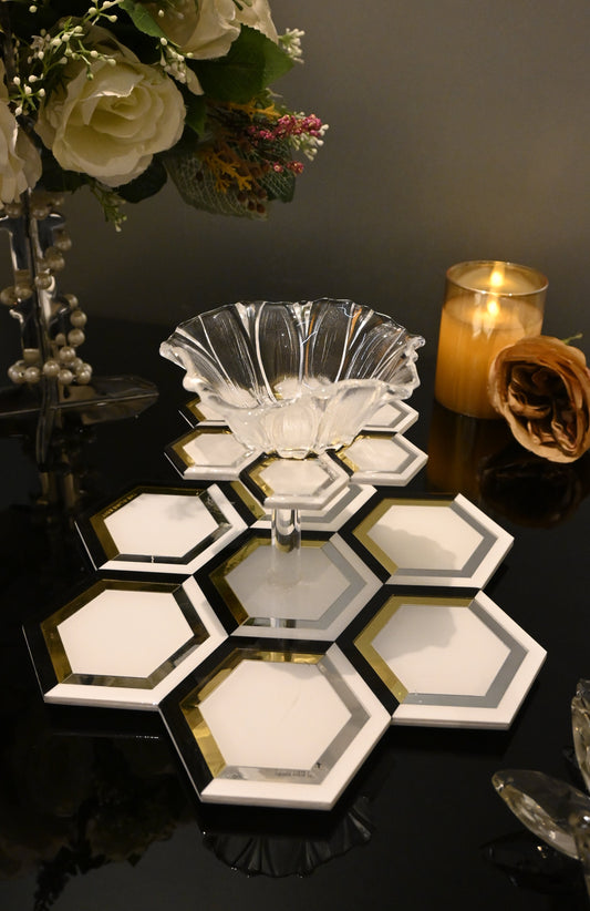Beehive: 2-Layer Serving Platter