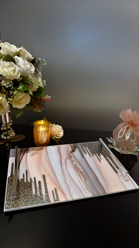 Crystal Droplets Peach Wave: Standard Tray