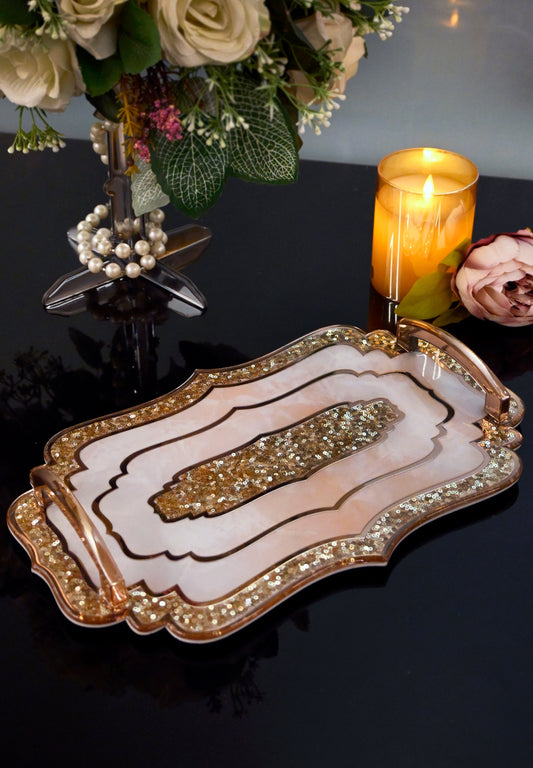 Rose Gold Rose: Medium Tray