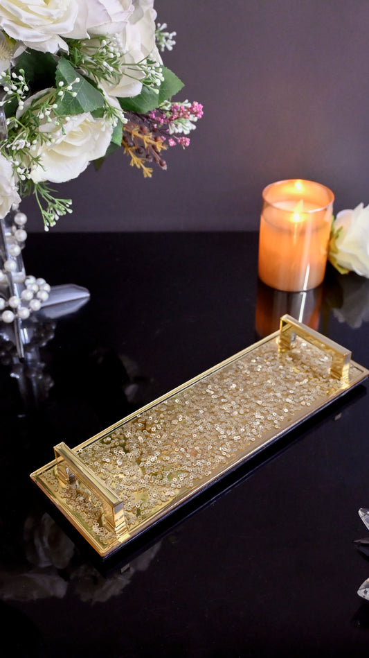 Gold Sequin: Small Tray