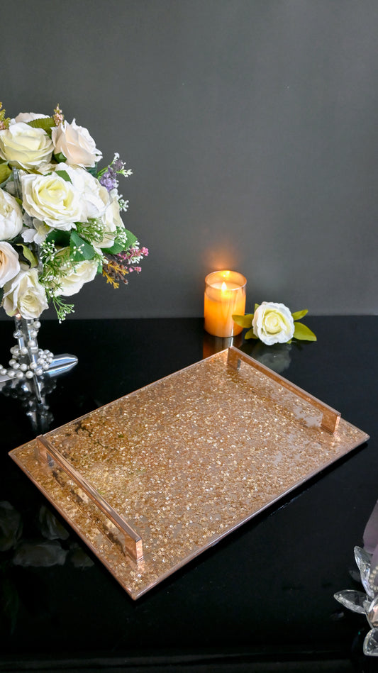 Full Rose Gold Sequins: Standard Tray