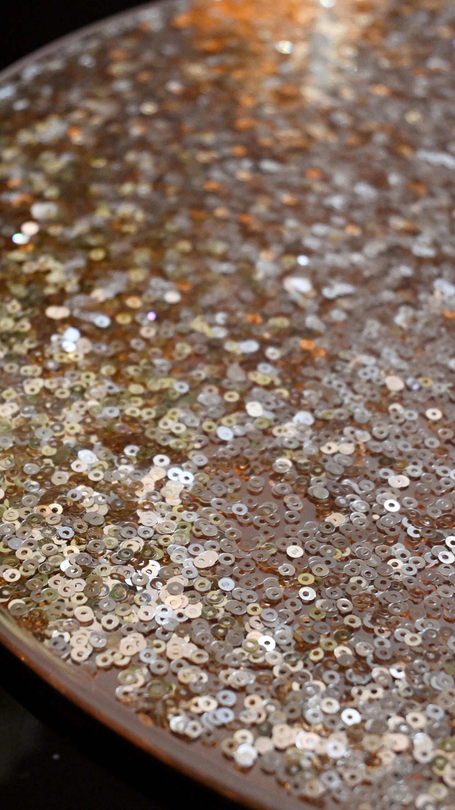 Full Rose Gold Sequins: Placemat