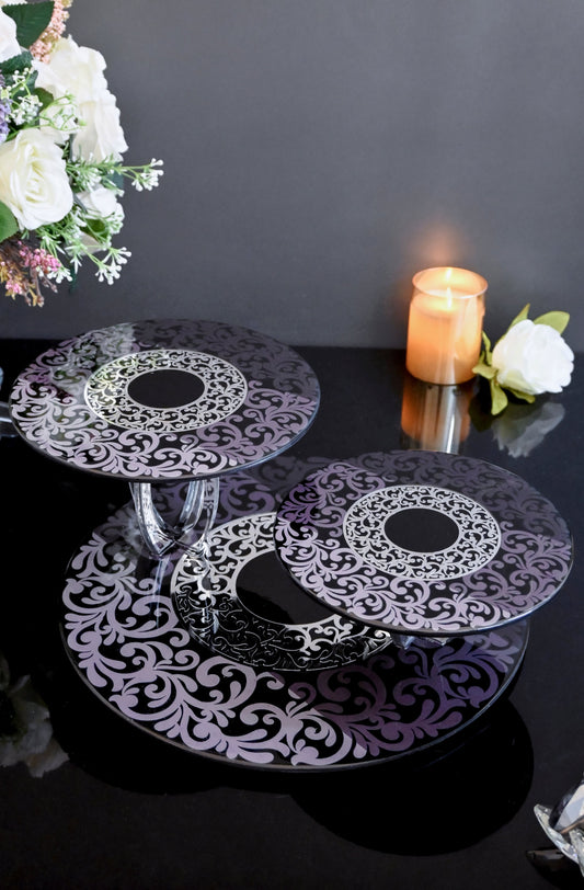 Black Imperial: 3 Step Cake Stand